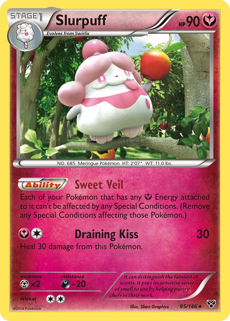 Slurpuff (95/146) (Theme Deck Exclusive) [XY: Base Set] | Anubis Games and Hobby