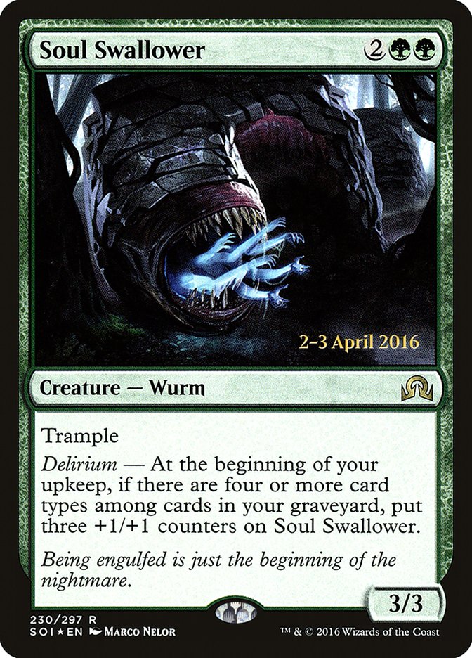 Soul Swallower [Shadows over Innistrad Prerelease Promos] | Anubis Games and Hobby