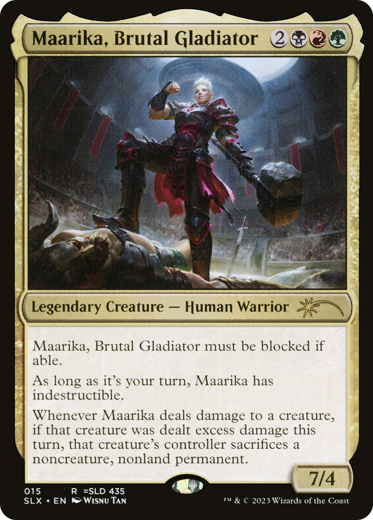 Maarika, Brutal Gladiator [Secret Lair: Universes Within] | Anubis Games and Hobby