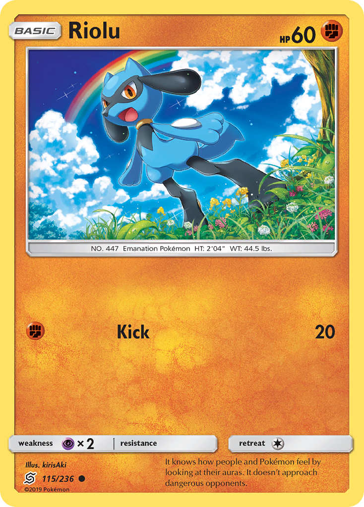 Riolu (115/236) [Sun & Moon: Unified Minds] | Anubis Games and Hobby