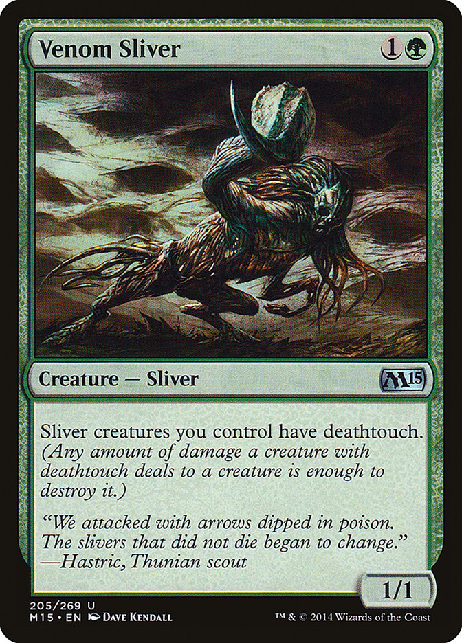 Venom Sliver [Magic 2015] | Anubis Games and Hobby