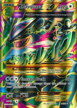 M Rayquaza EX (98/98) (Jumbo Card) [XY: Ancient Origins] | Anubis Games and Hobby
