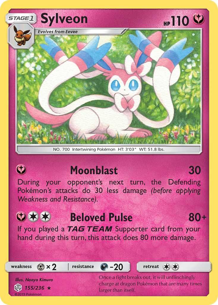 Sylveon (155/236) [Sun & Moon: Cosmic Eclipse] | Anubis Games and Hobby