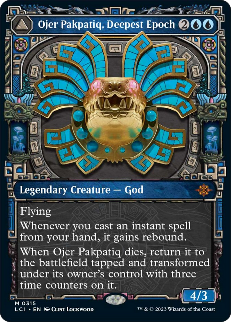 Ojer Pakpatiq, Deepest Epoch // Temple of Cyclical Time (Showcase) [The Lost Caverns of Ixalan] | Anubis Games and Hobby