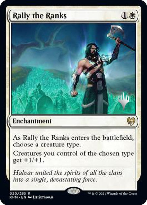 Rally the Ranks (Promo Pack) [Kaldheim Promos] | Anubis Games and Hobby