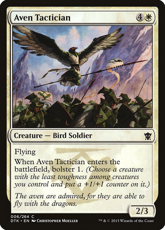 Aven Tactician [Dragons of Tarkir] | Anubis Games and Hobby