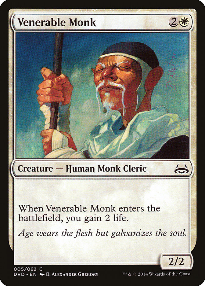 Venerable Monk (Divine vs. Demonic) [Duel Decks Anthology] | Anubis Games and Hobby