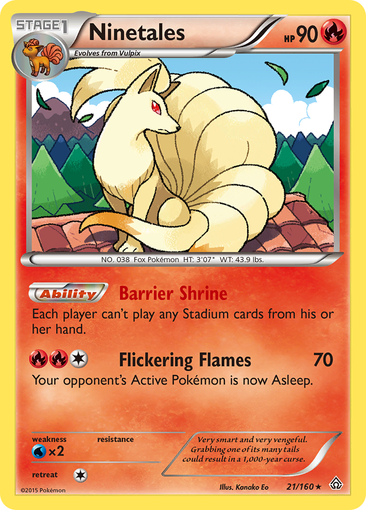 Ninetales (21/160) [XY: Primal Clash] | Anubis Games and Hobby