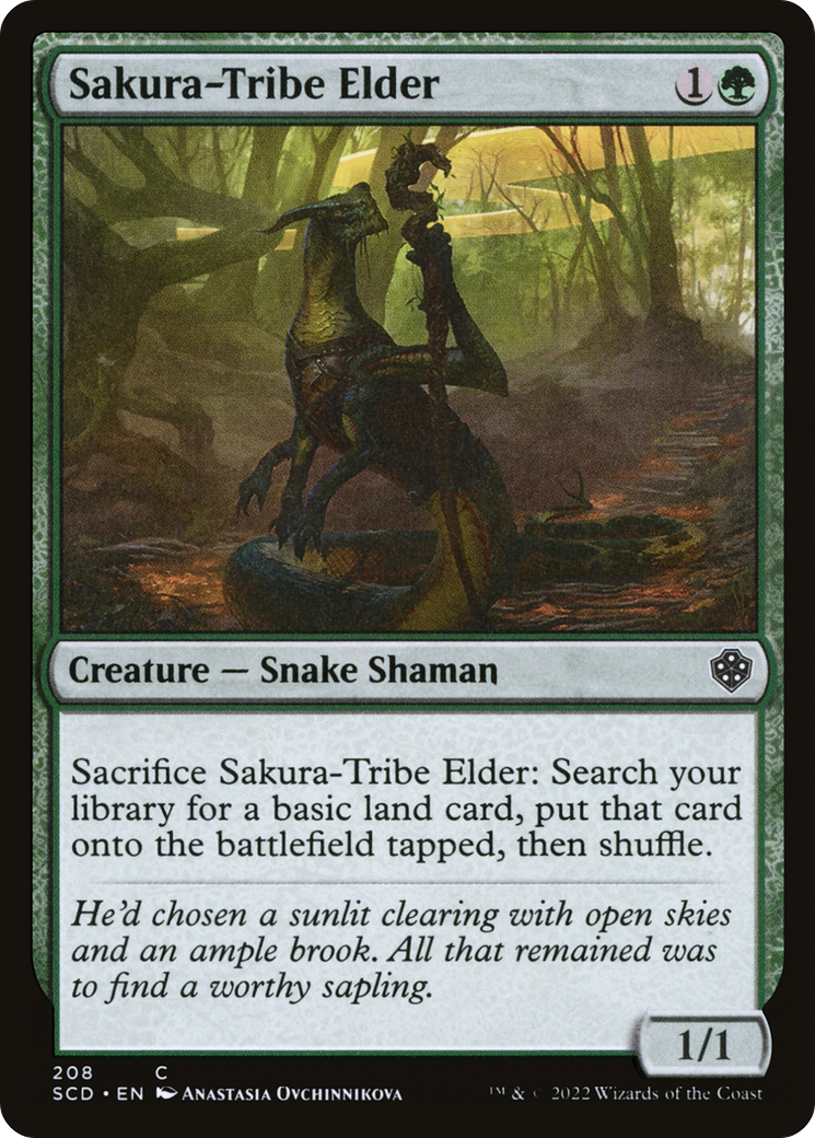 Sakura-Tribe Elder [Starter Commander Decks] | Anubis Games and Hobby