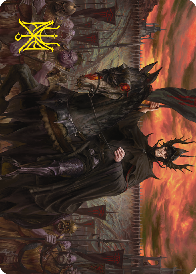 The Mouth of Sauron Art Card (Gold-Stamped Signature) [The Lord of the Rings: Tales of Middle-earth Art Series] | Anubis Games and Hobby