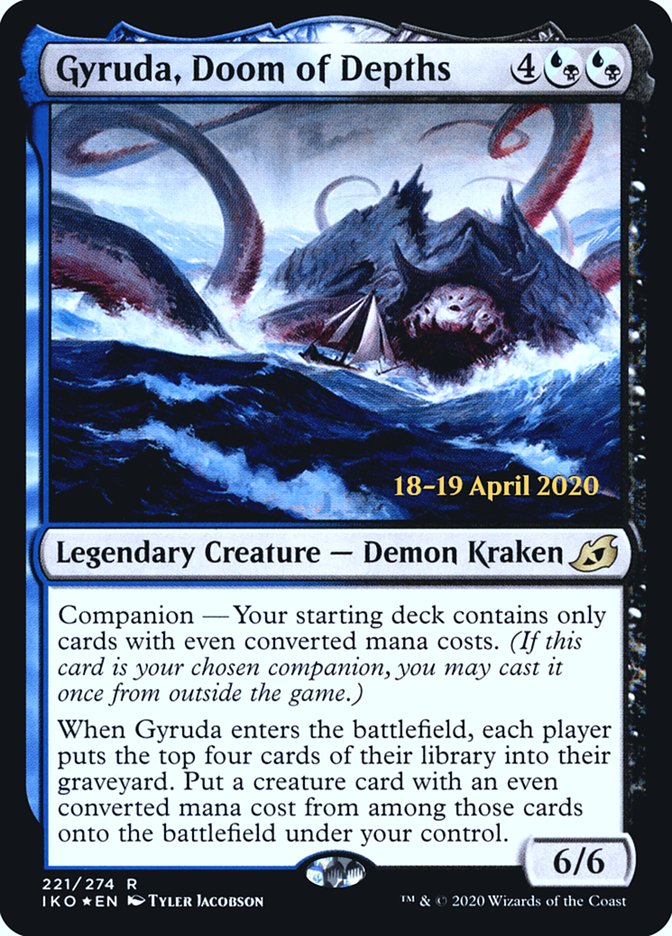 Gyruda, Doom of Depths [Ikoria: Lair of Behemoths Prerelease Promos] | Anubis Games and Hobby