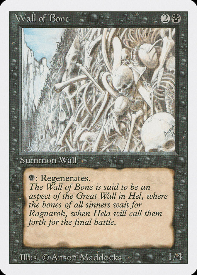 Wall of Bone [Revised Edition] | Anubis Games and Hobby