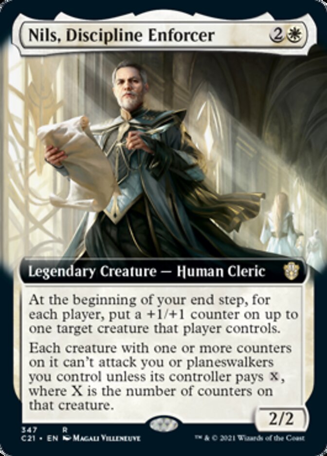 Nils, Discipline Enforcer (Extended Art) [Commander 2021] | Anubis Games and Hobby