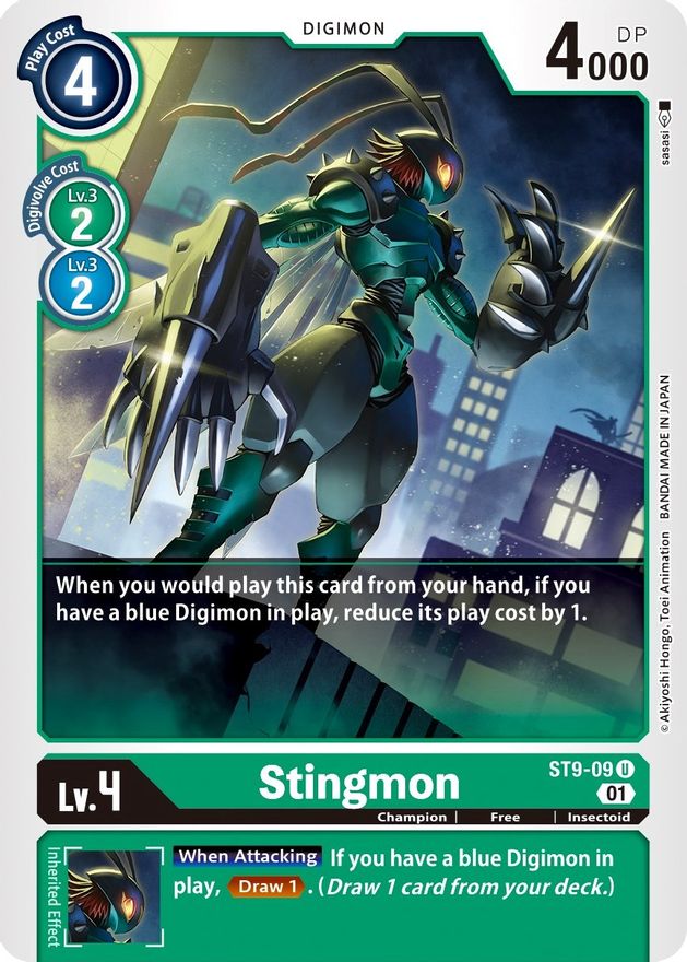 Stingmon [ST9-09] [Starter Deck: Ultimate Ancient Dragon] | Anubis Games and Hobby