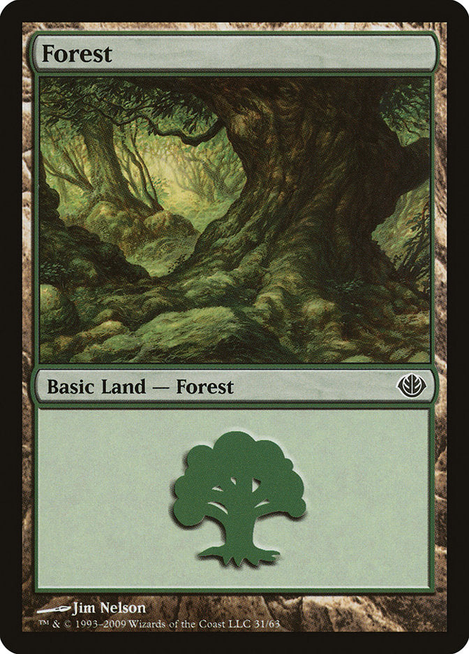 Forest (31) [Duel Decks: Garruk vs. Liliana] | Anubis Games and Hobby