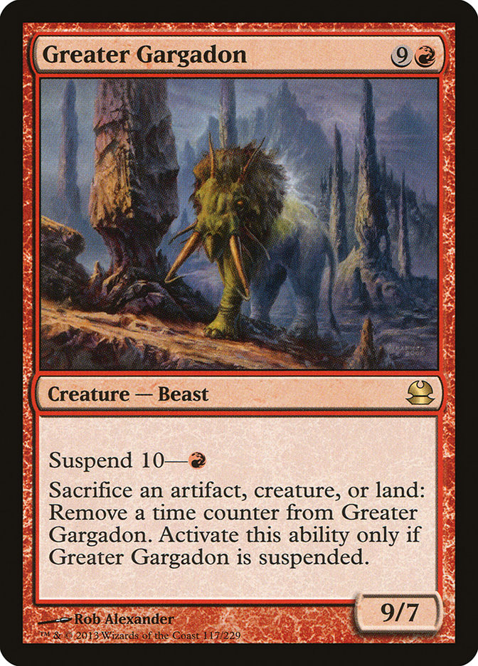 Greater Gargadon [Modern Masters] | Anubis Games and Hobby