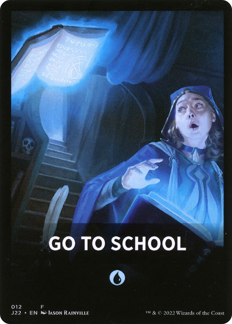 Go to School Theme Card [Jumpstart 2022 Front Cards] | Anubis Games and Hobby