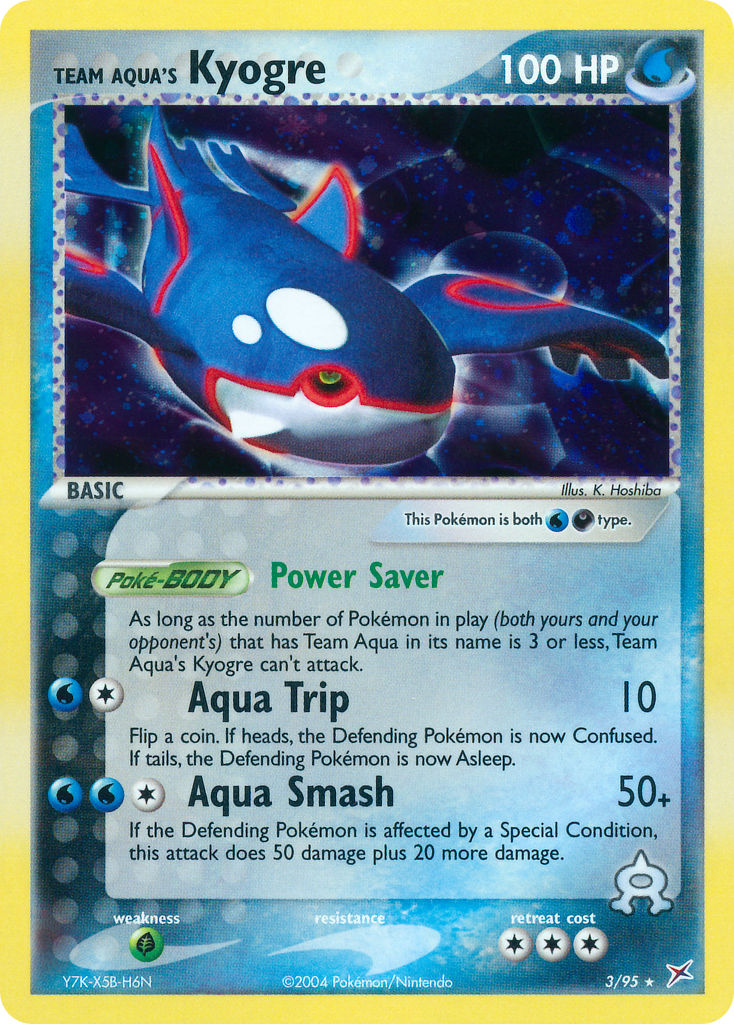 Team Aqua's Kyogre (3/95) (Theme Deck Exclusive) [EX: Team Magma vs Team Aqua] | Anubis Games and Hobby