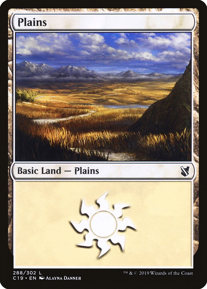 Plains (288) [Commander 2019] | Anubis Games and Hobby