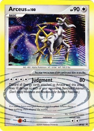 Arceus (DP50) (Jumbo Card) [Diamond & Pearl: Black Star Promos] | Anubis Games and Hobby