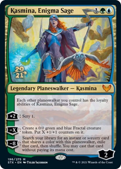 Kasmina, Enigma Sage [Strixhaven: School of Mages Prerelease Promos] | Anubis Games and Hobby