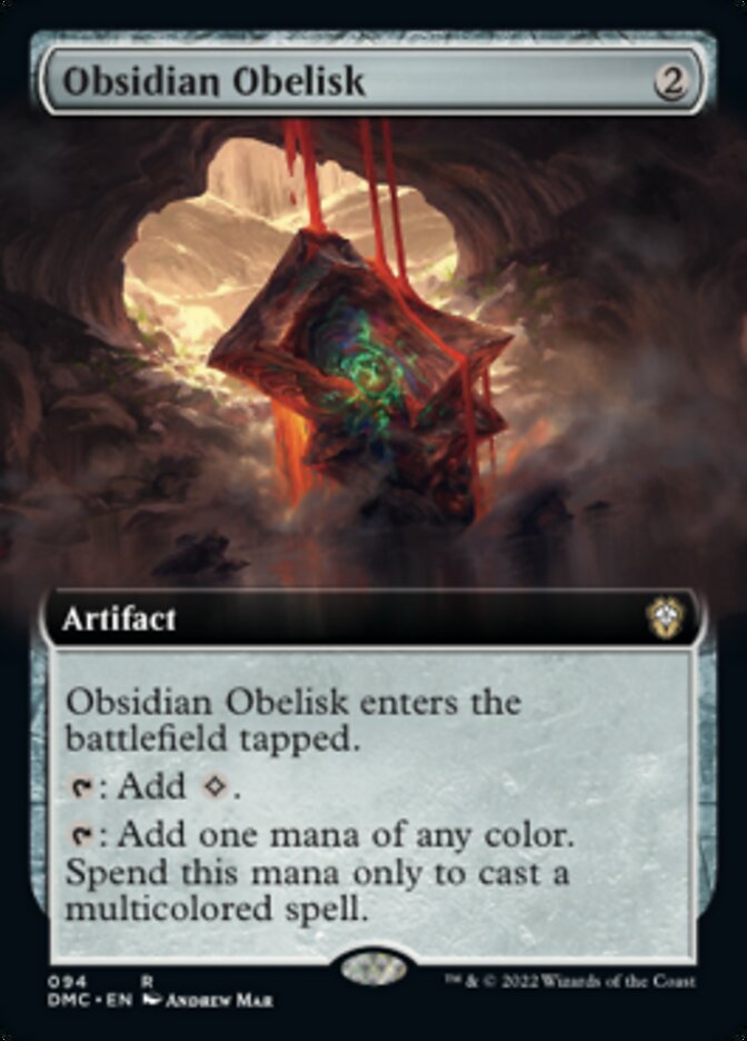 Obsidian Obelisk (Extended Art) [Dominaria United Commander] | Anubis Games and Hobby