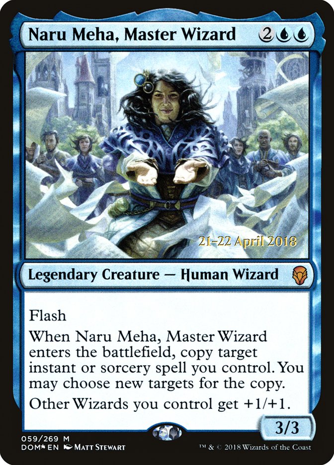 Naru Meha, Master Wizard [Dominaria Prerelease Promos] | Anubis Games and Hobby