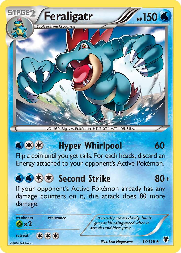 Feraligatr (17/119) [XY: Phantom Forces] | Anubis Games and Hobby