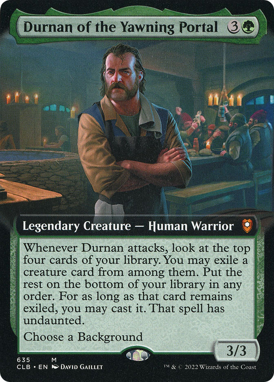 Durnan of the Yawning Portal (Extended Art) [Commander Legends: Battle for Baldur's Gate] | Anubis Games and Hobby