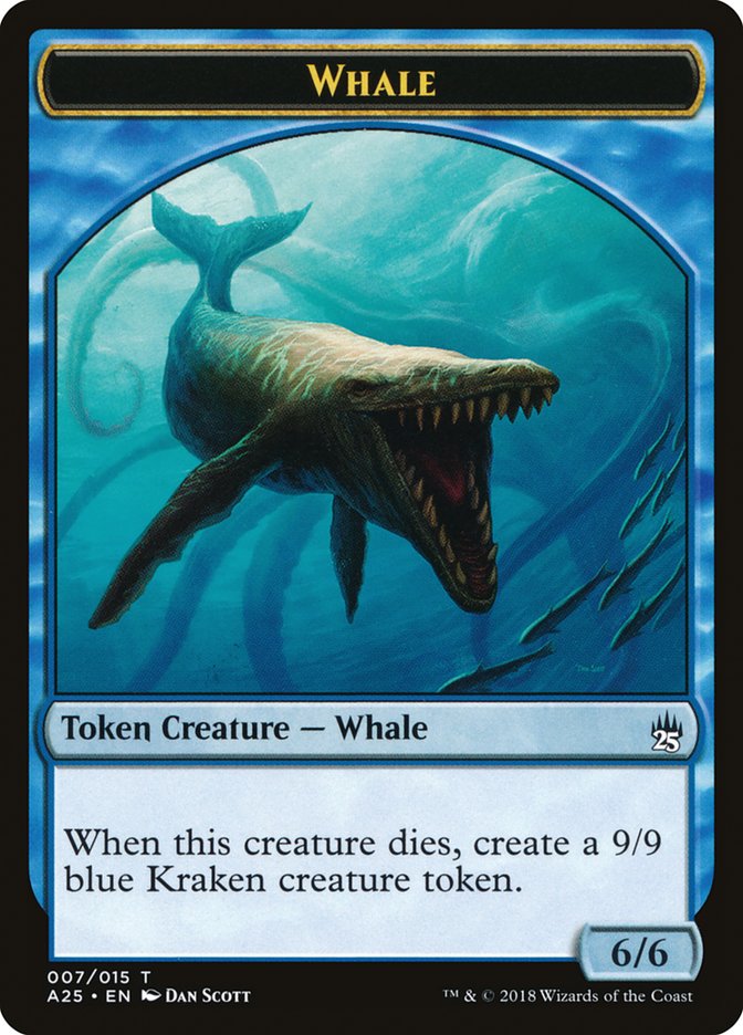 Whale Token [Masters 25 Tokens] | Anubis Games and Hobby