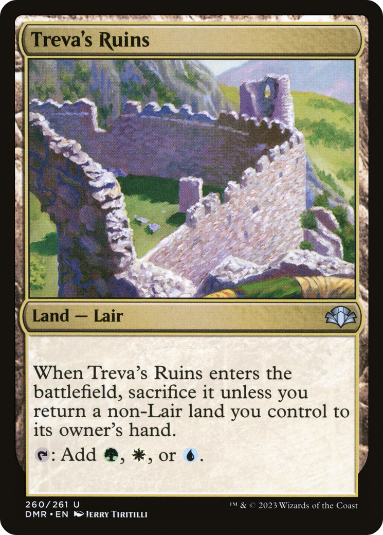 Treva's Ruins [Dominaria Remastered] | Anubis Games and Hobby