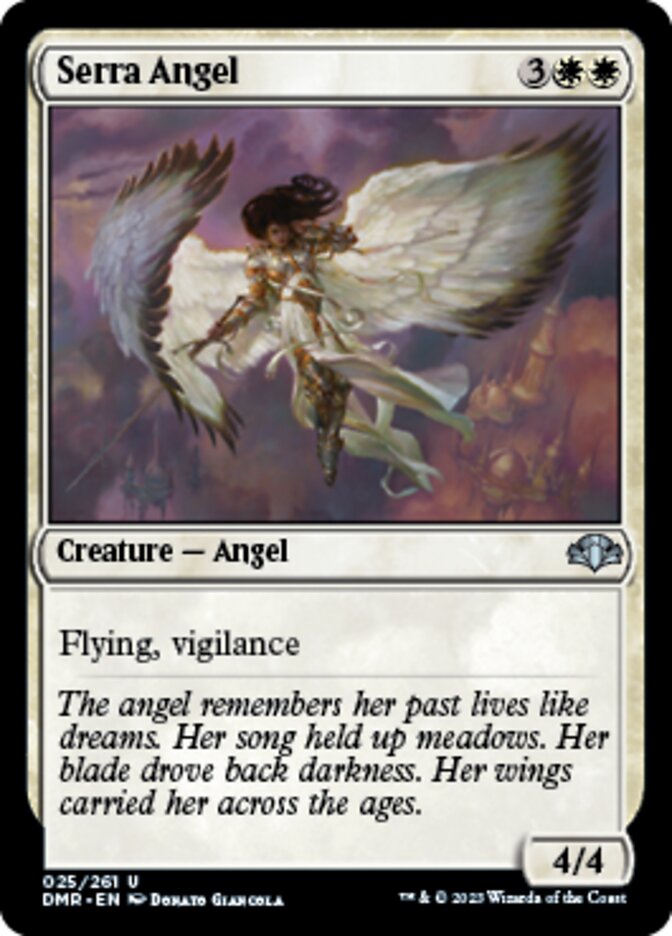 Serra Angel [Dominaria Remastered] | Anubis Games and Hobby