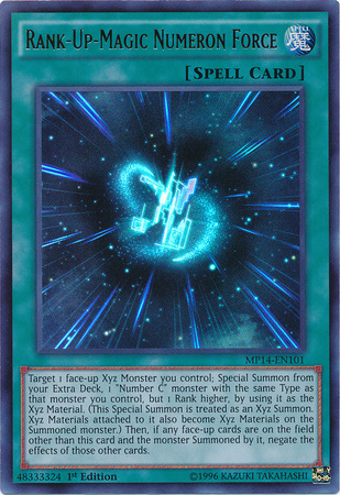 Rank-Up-Magic Numeron Force [MP14-EN101] Ultra Rare | Anubis Games and Hobby