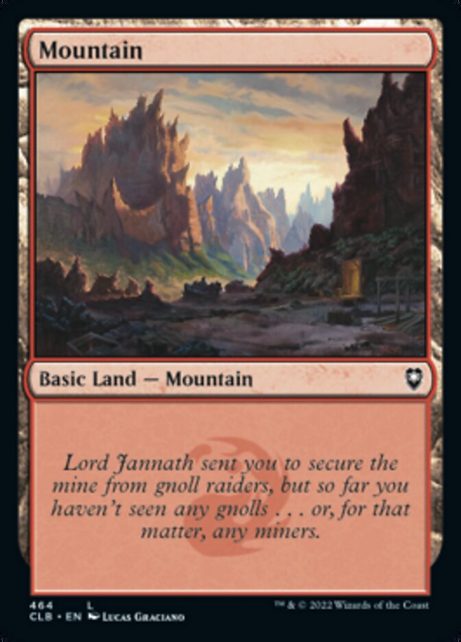 Mountain (464) [Commander Legends: Battle for Baldur's Gate] | Anubis Games and Hobby