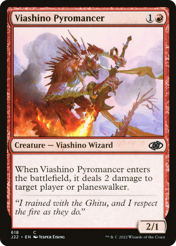 Viashino Pyromancer [Jumpstart 2022] | Anubis Games and Hobby