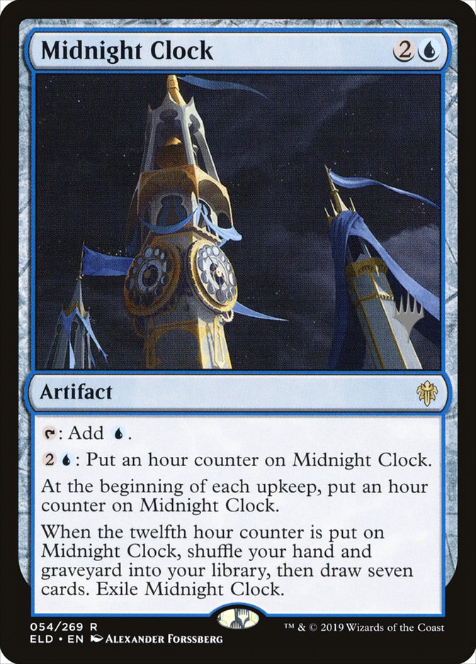 Midnight Clock (Promo Pack) [Throne of Eldraine Promos] | Anubis Games and Hobby