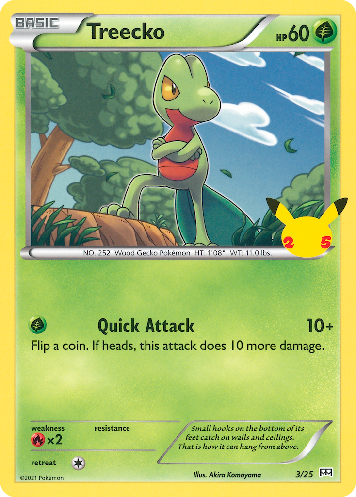 Treecko (3/25) [McDonald's 25th Anniversary] | Anubis Games and Hobby