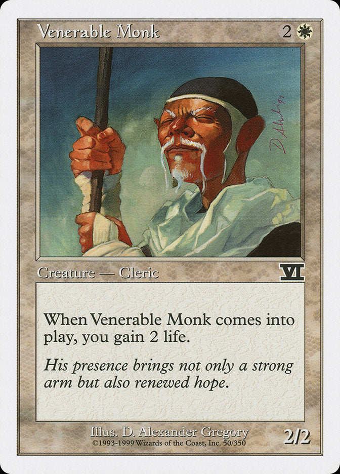 Venerable Monk [Classic Sixth Edition] | Anubis Games and Hobby