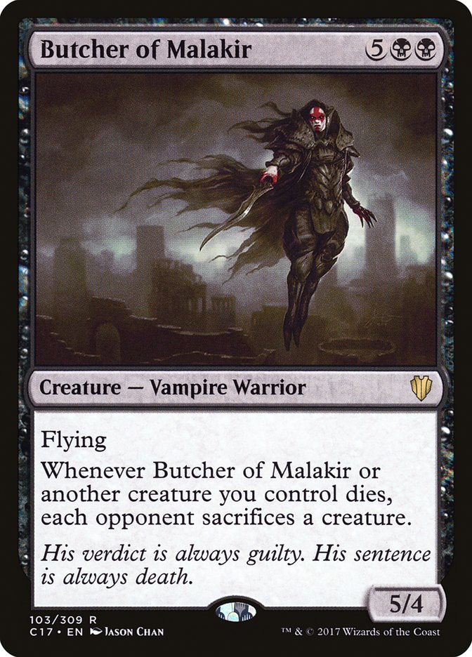 Butcher of Malakir [Commander 2017] | Anubis Games and Hobby