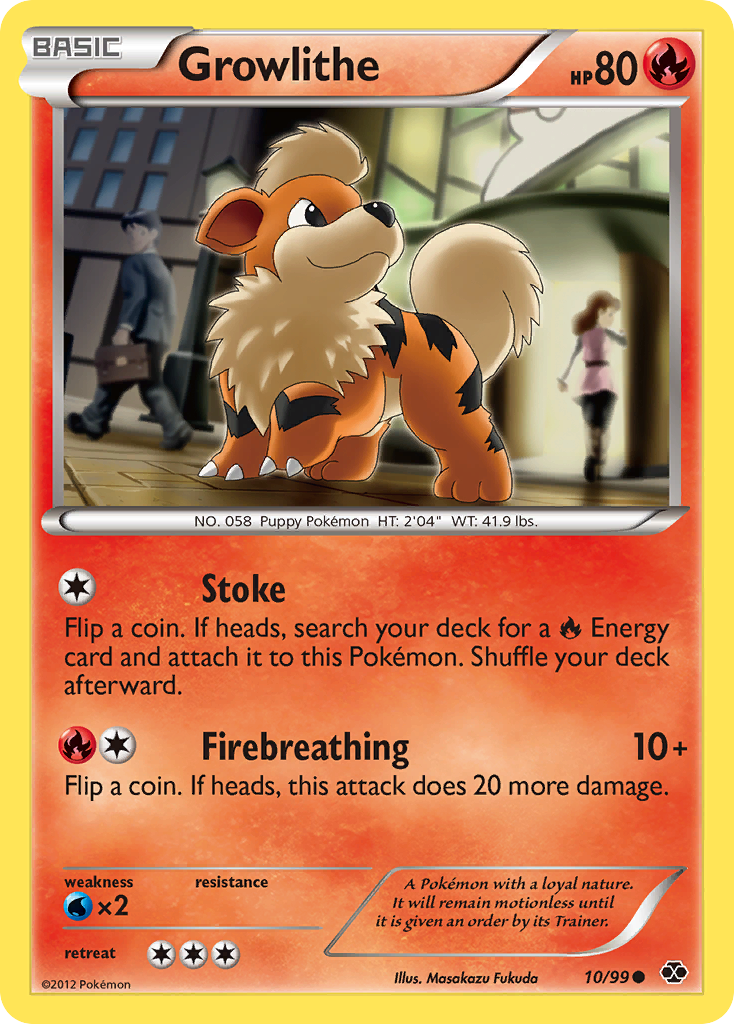 Growlithe (10/99) [Black & White: Next Destinies] | Anubis Games and Hobby