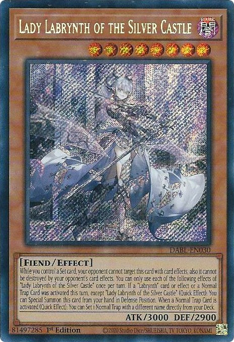 Lady Labrynth of the Silver Castle [DABL-EN030] Secret Rare | Anubis Games and Hobby