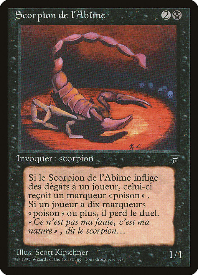 Pit Scorpion (French) - "Scorpion de l'Abime" [Renaissance] | Anubis Games and Hobby