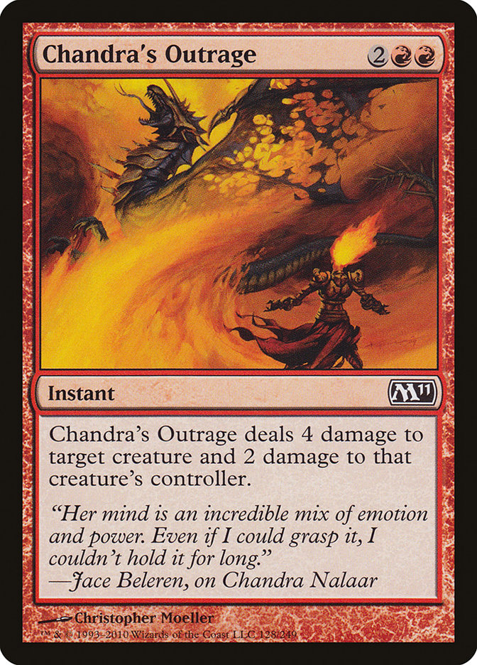 Chandra's Outrage [Magic 2011] | Anubis Games and Hobby