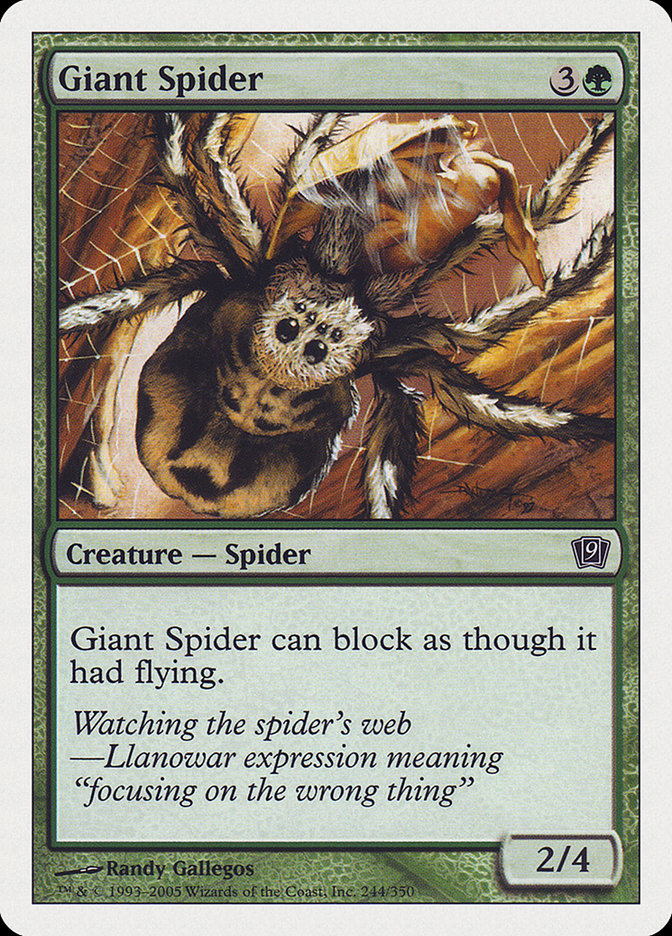 Giant Spider [Ninth Edition] | Anubis Games and Hobby