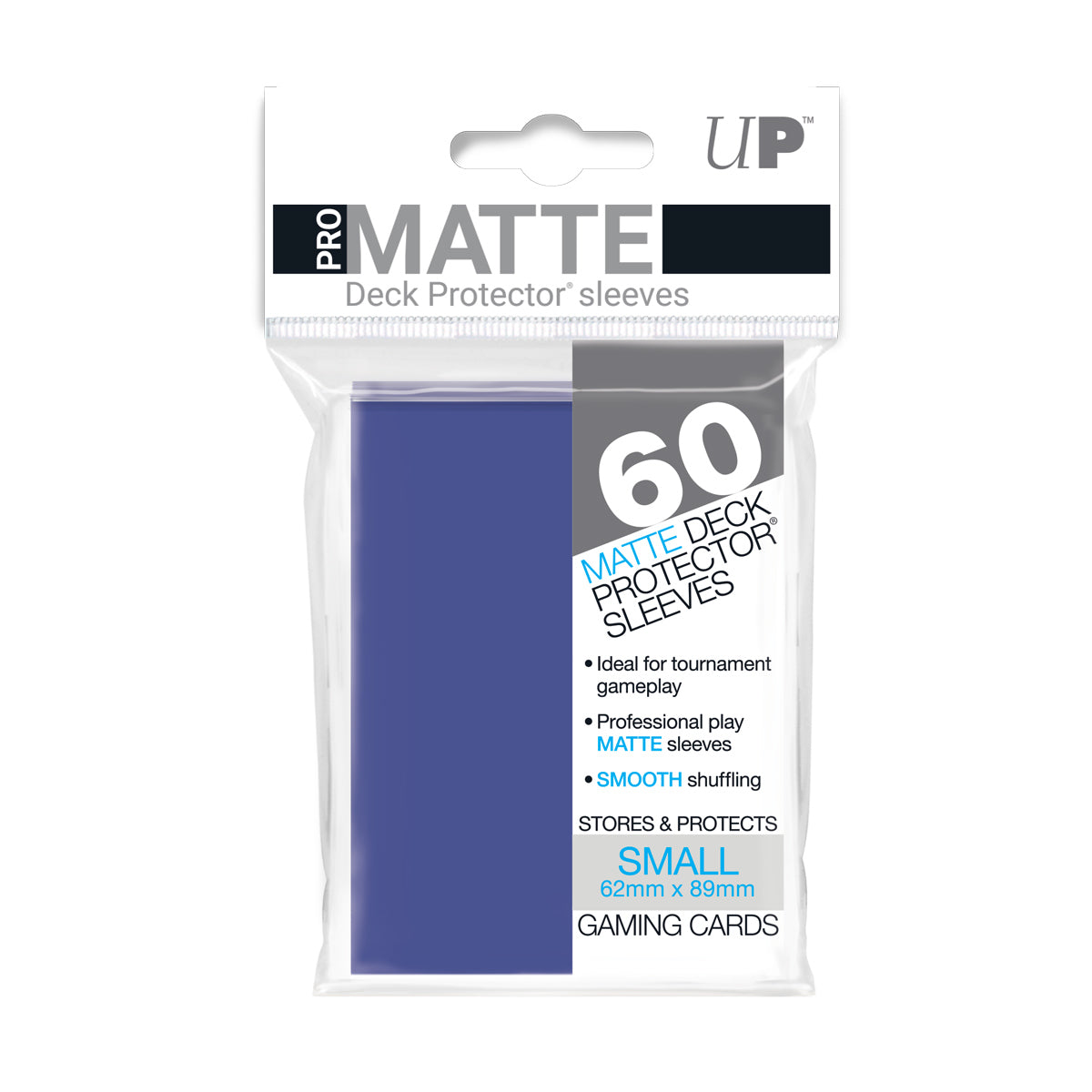 Ultra Pro Deck Protector Small Pro-Matte - Blue 60 Count | Anubis Games and Hobby