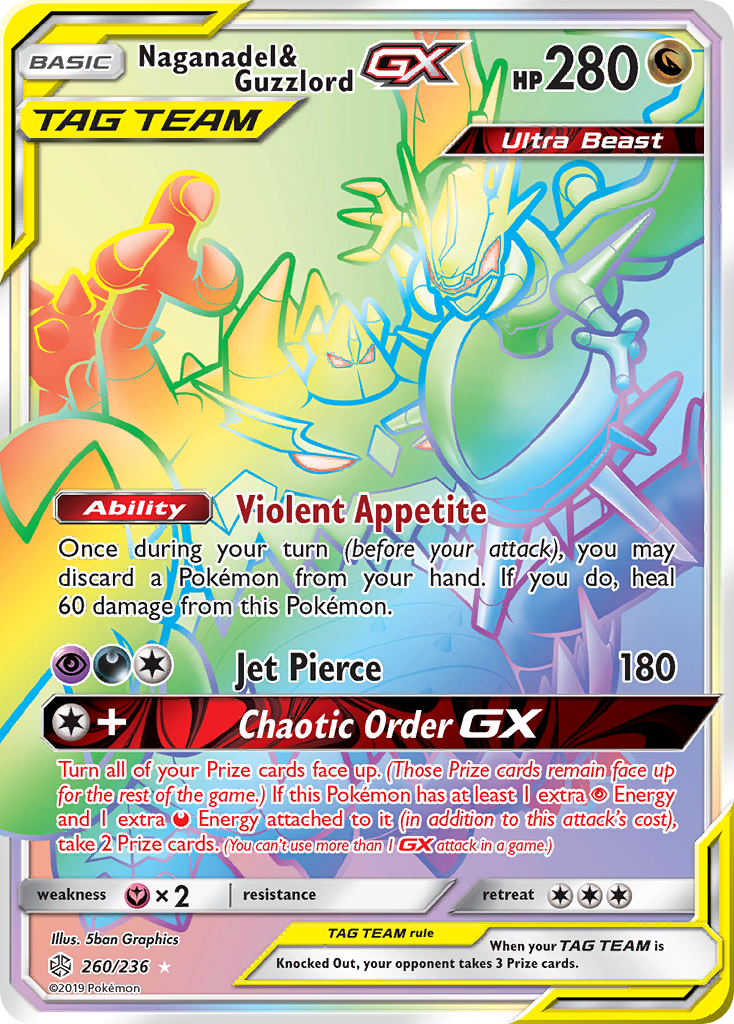 Naganadel & Guzzlord GX (260/236) [Sun & Moon: Cosmic Eclipse] | Anubis Games and Hobby