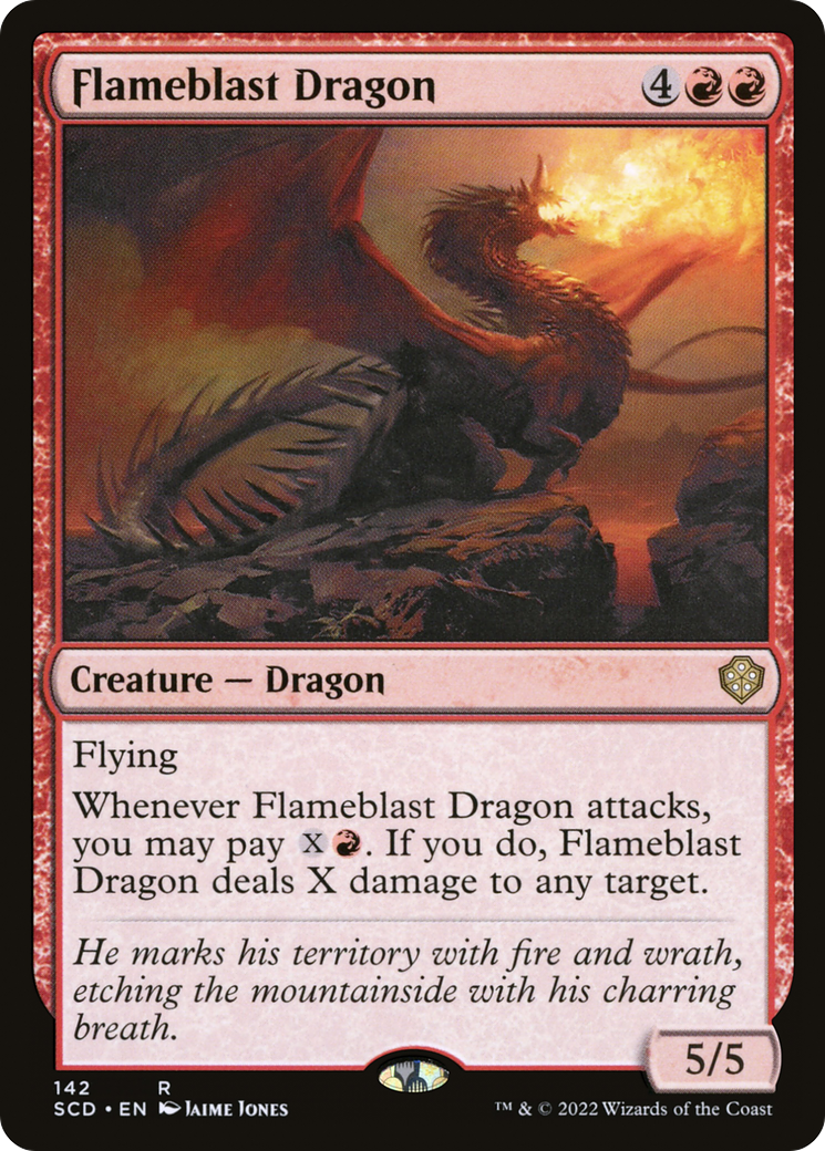 Flameblast Dragon [Starter Commander Decks] | Anubis Games and Hobby