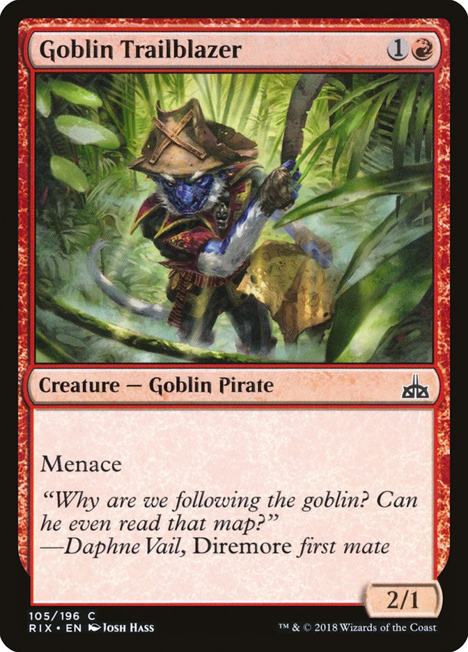 Goblin Trailblazer [Rivals of Ixalan] | Anubis Games and Hobby