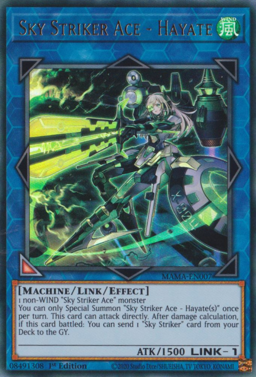 Sky Striker Ace - Hayate [MAMA-EN007] Ultra Rare | Anubis Games and Hobby