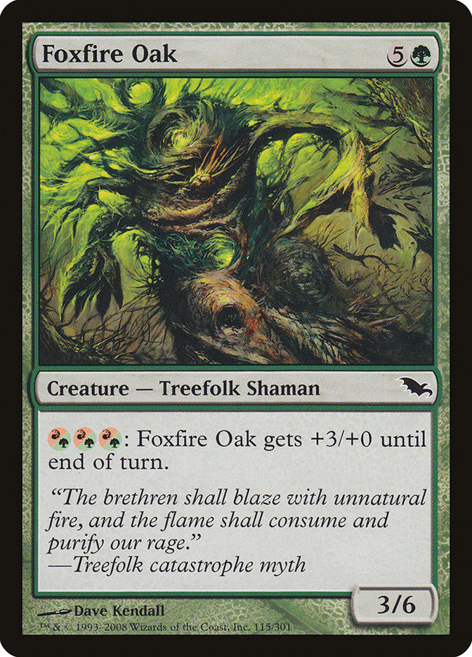 Foxfire Oak [Shadowmoor] | Anubis Games and Hobby